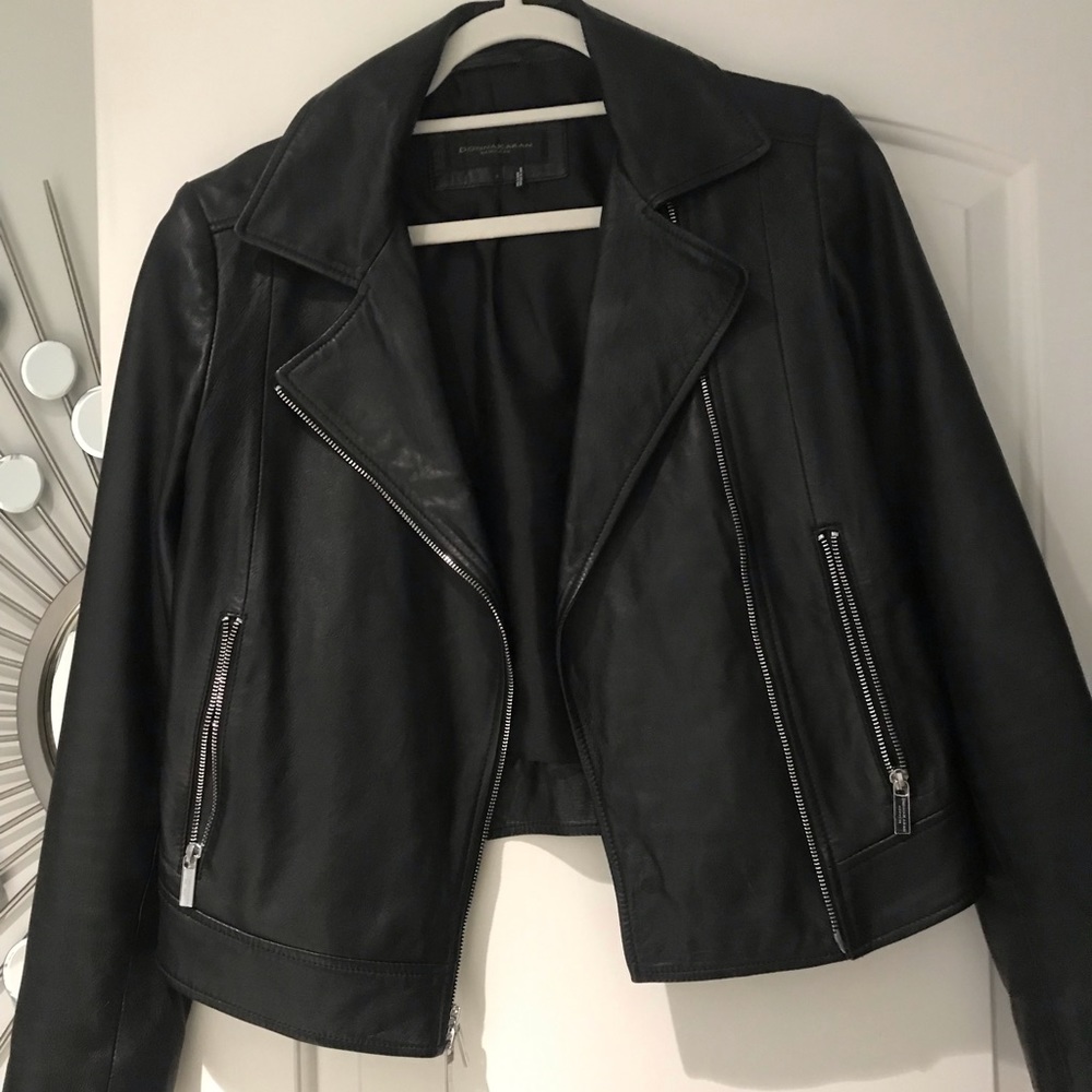 Donna Karan leather jacket